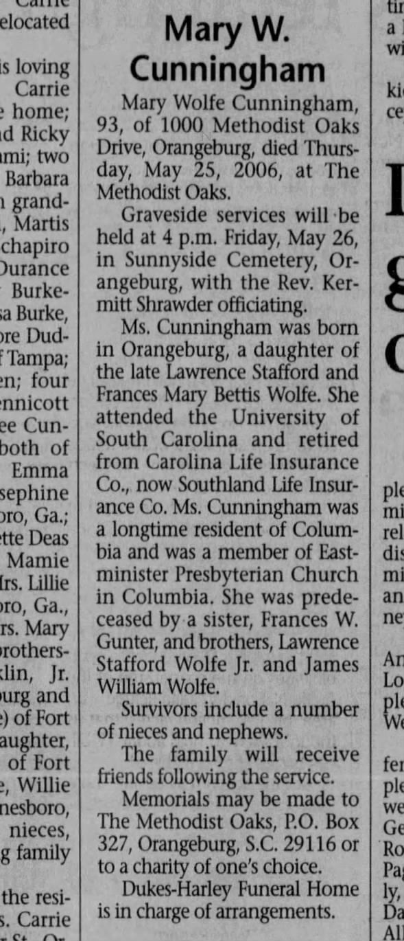 Clipping from The Times and Democrat